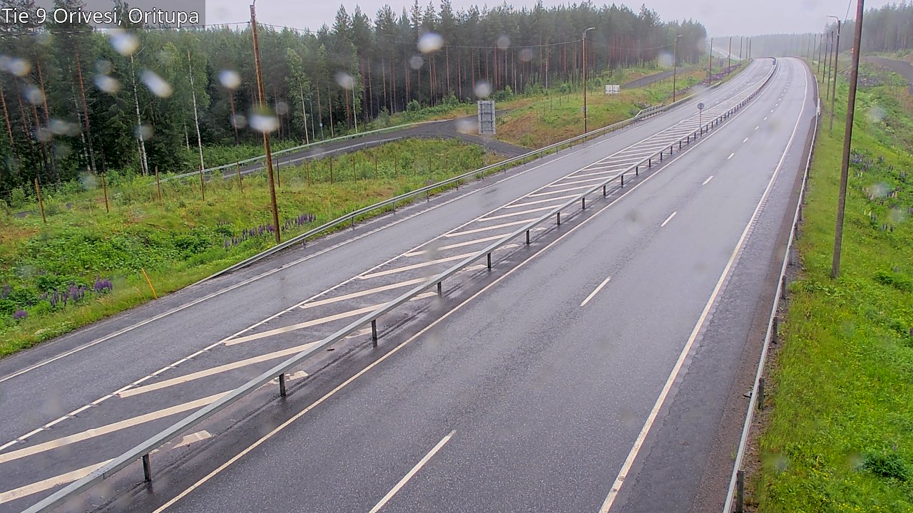 Weather Camera Image Väg 9 Orivesi, Oritupa, Orivesi, Pirkanmaa