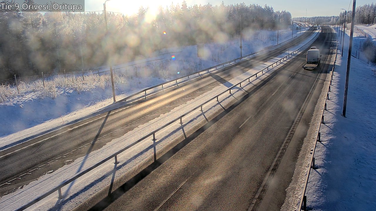Weather Camera Image Väg 9 Orivesi, Oritupa, Orivesi, Pirkanmaa