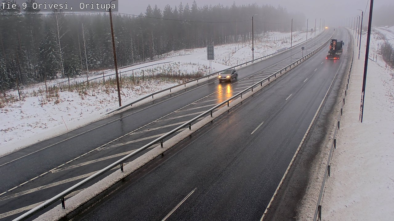 Weather Camera Image Väg 9 Orivesi, Oritupa, Orivesi, Pirkanmaa