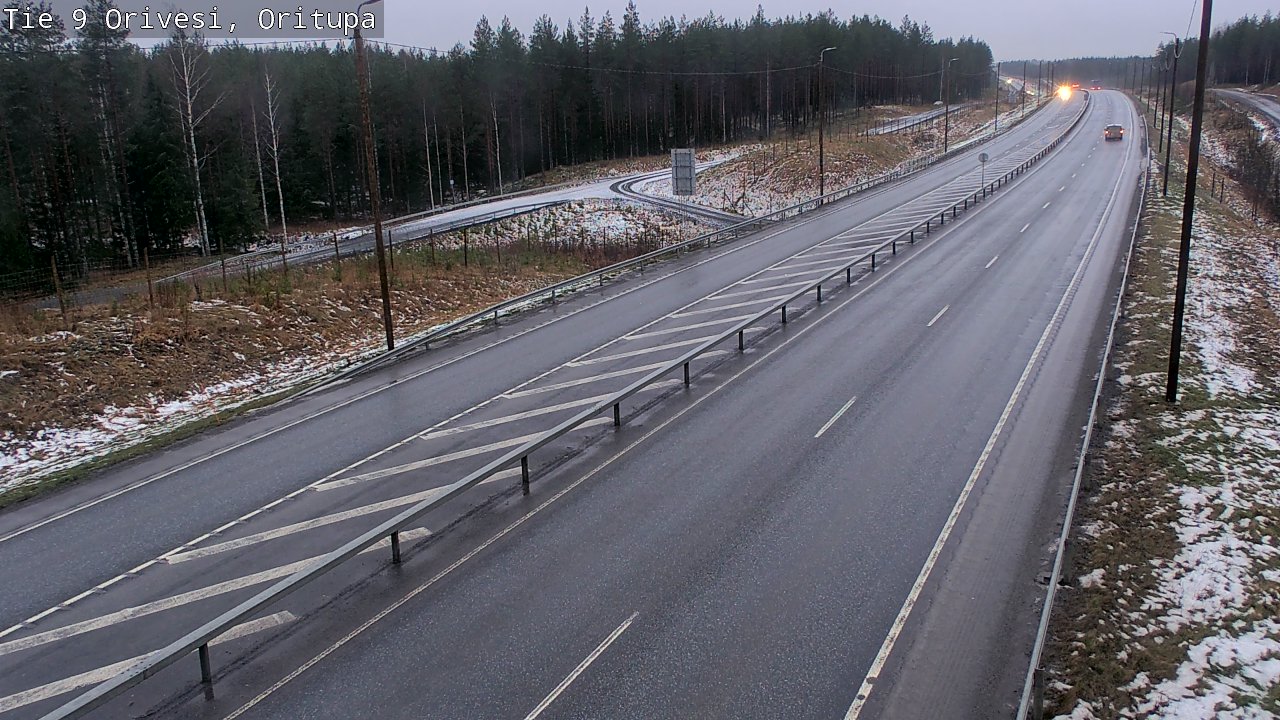 Weather Camera Image Väg 9 Orivesi, Oritupa, Orivesi, Pirkanmaa