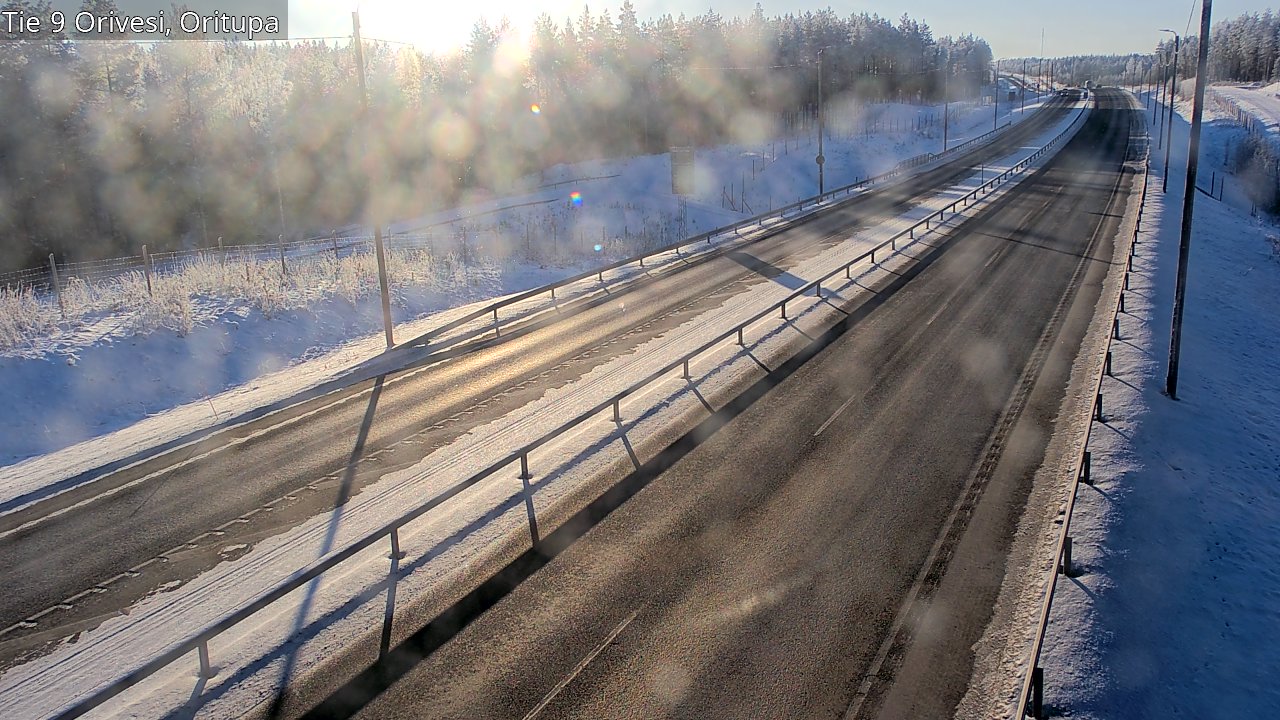 Weather Camera Image Väg 9 Orivesi, Oritupa, Orivesi, Pirkanmaa