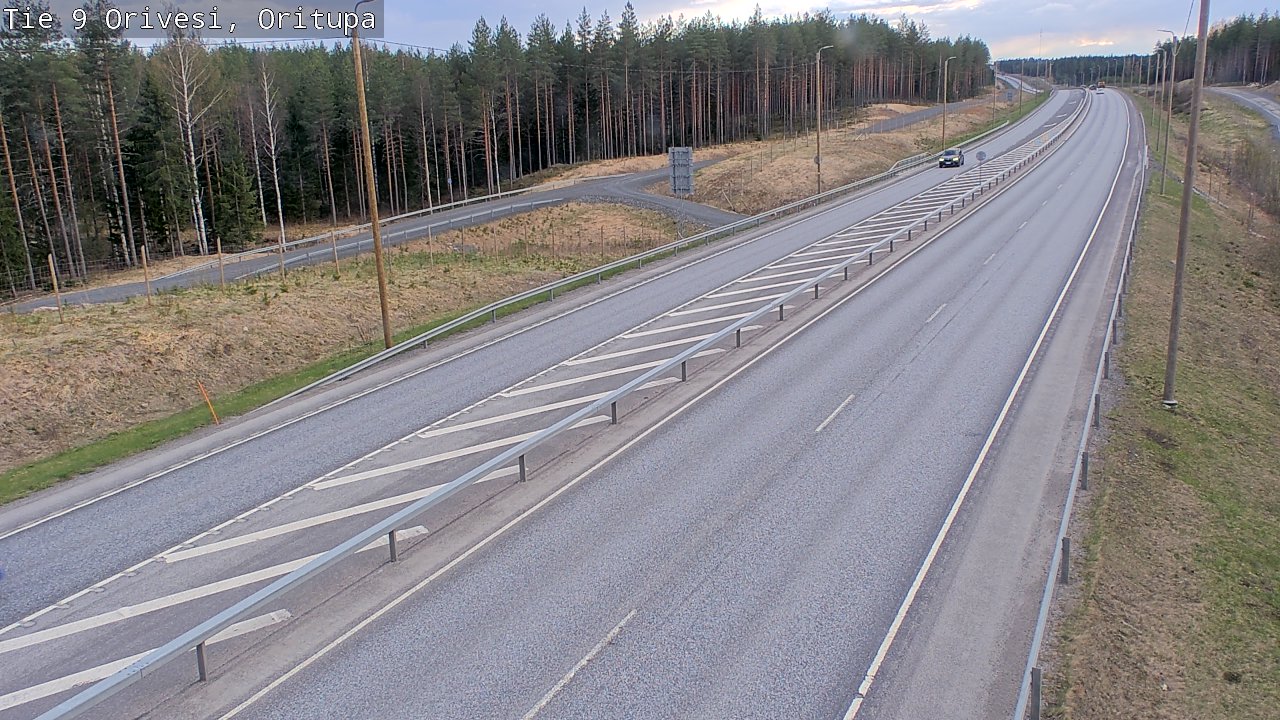Weather Camera Image Väg 9 Orivesi, Oritupa, Orivesi, Pirkanmaa