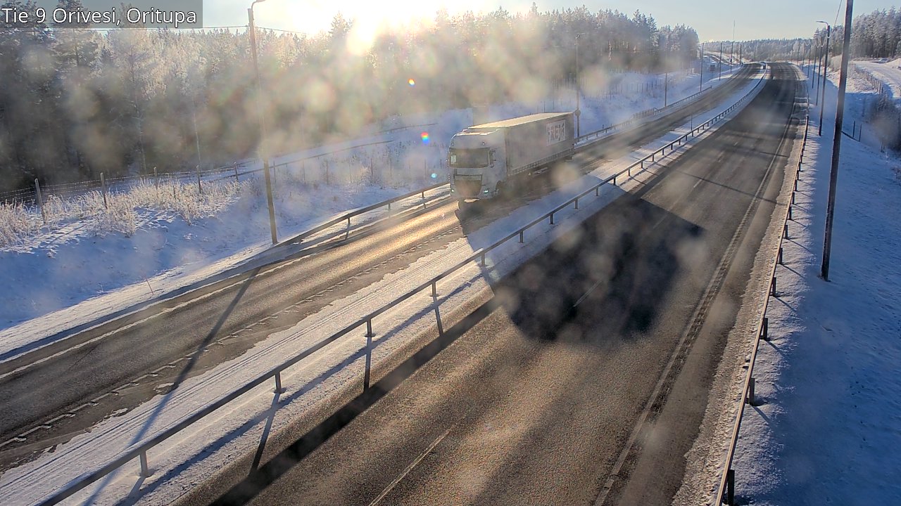Weather Camera Image Väg 9 Orivesi, Oritupa, Orivesi, Pirkanmaa