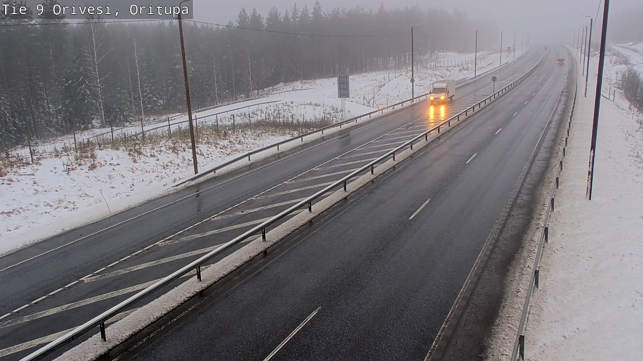 Weather Camera Image Väg 9 Orivesi, Oritupa, Orivesi, Pirkanmaa