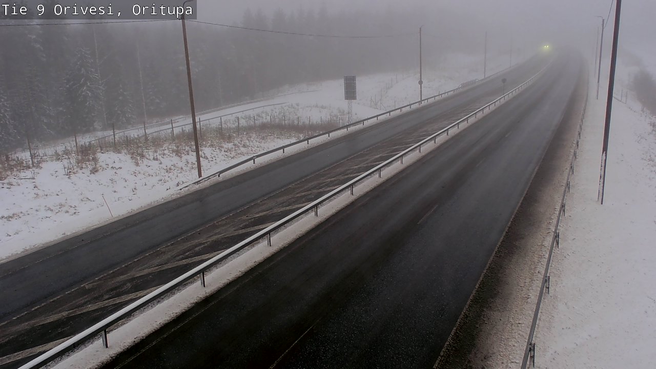 Weather Camera Image Väg 9 Orivesi, Oritupa, Orivesi, Pirkanmaa