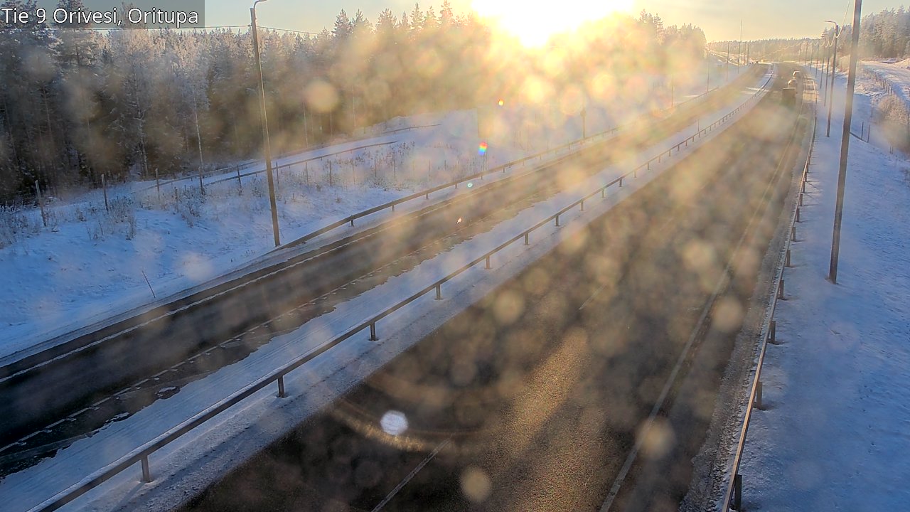 Weather Camera Image Road 9 Orivesi, Oritupa, Orivesi, Pirkanmaa