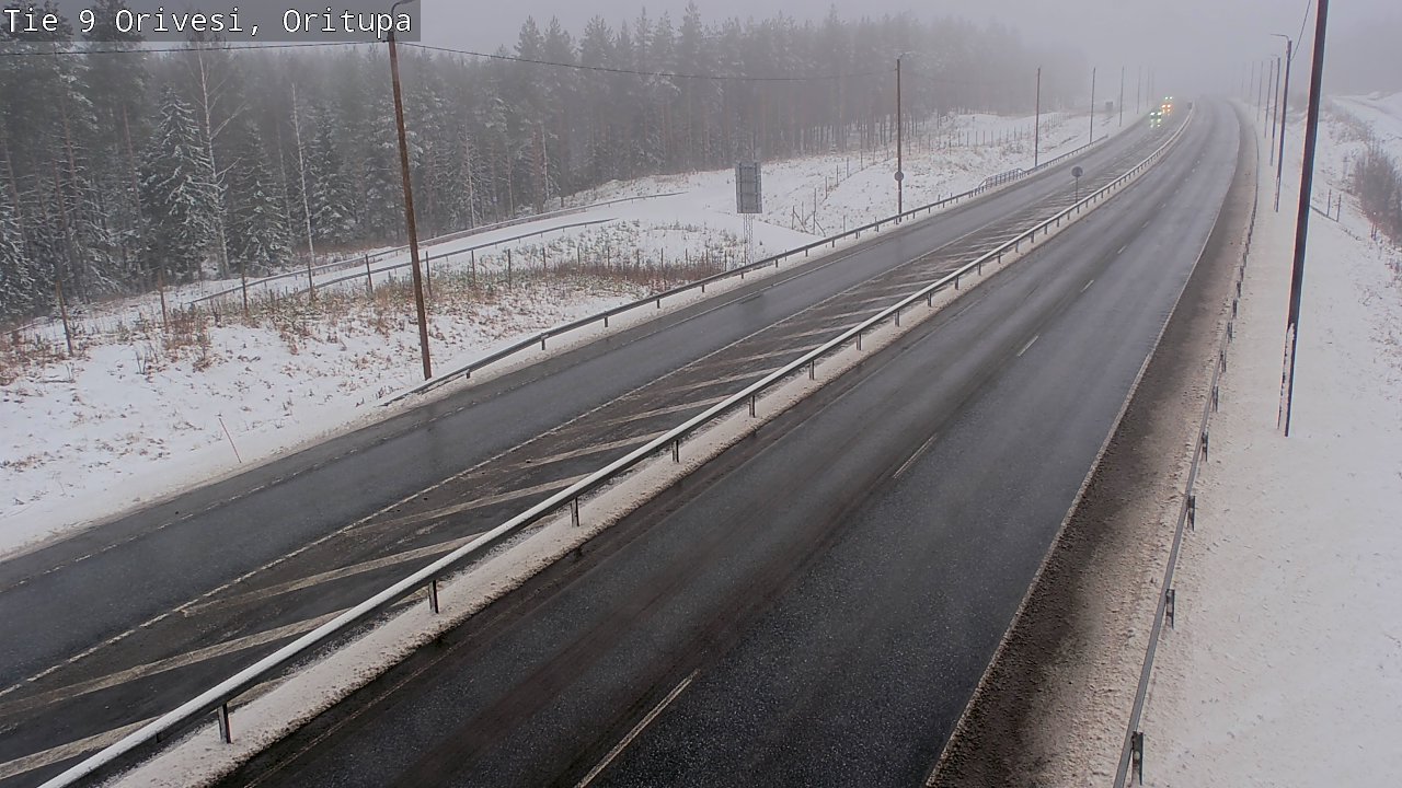 Weather Camera Image Väg 9 Orivesi, Oritupa, Orivesi, Pirkanmaa