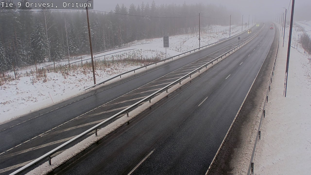 Weather Camera Image Väg 9 Orivesi, Oritupa, Orivesi, Pirkanmaa