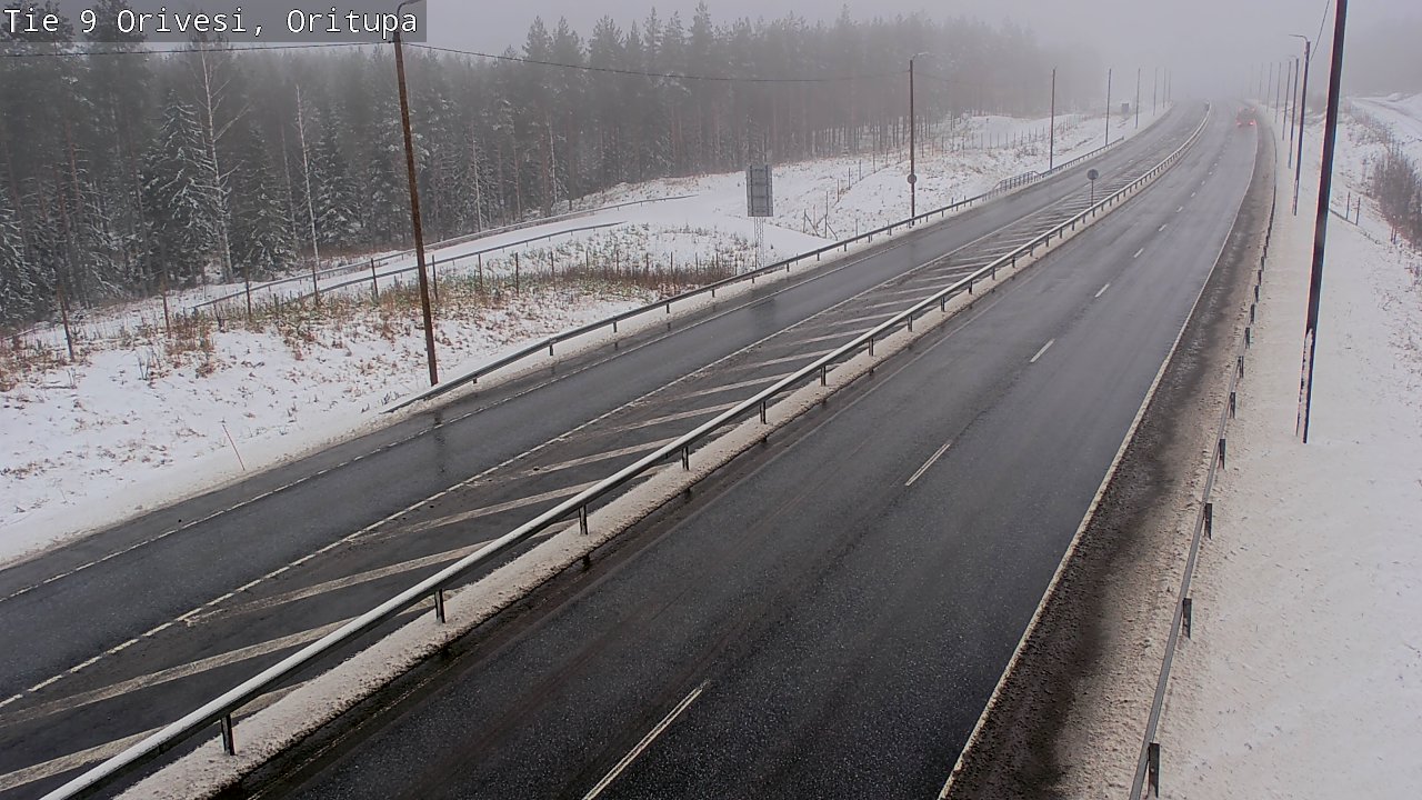 Weather Camera Image Väg 9 Orivesi, Oritupa, Orivesi, Pirkanmaa