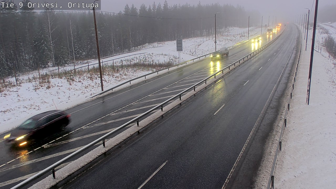 Weather Camera Image Väg 9 Orivesi, Oritupa, Orivesi, Pirkanmaa