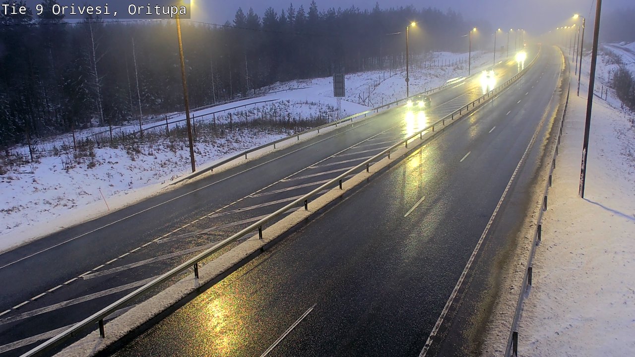 Weather Camera Image Väg 9 Orivesi, Oritupa, Orivesi, Pirkanmaa