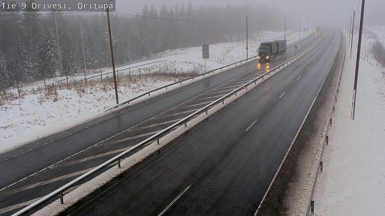 Weather Camera Image Väg 9 Orivesi, Oritupa, Orivesi, Pirkanmaa