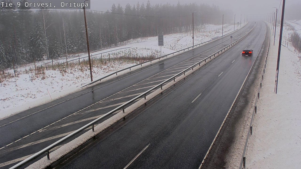 Weather Camera Image Väg 9 Orivesi, Oritupa, Orivesi, Pirkanmaa