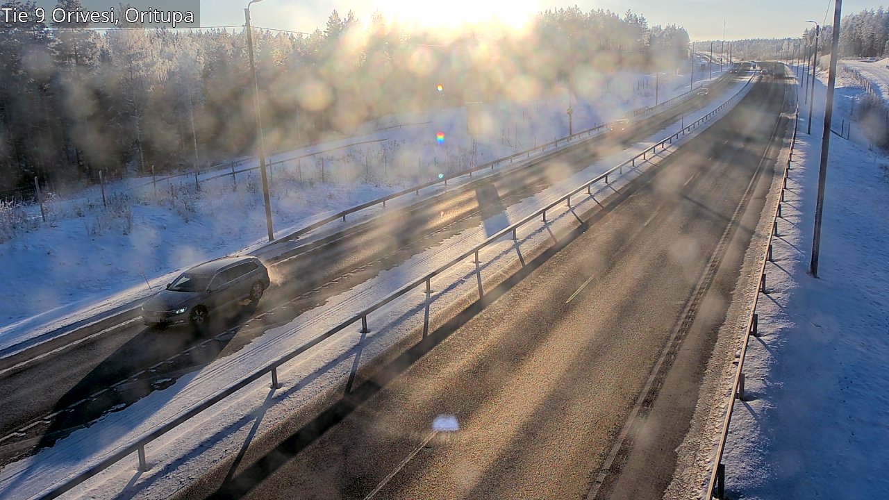 Weather Camera Image Väg 9 Orivesi, Oritupa, Orivesi, Pirkanmaa