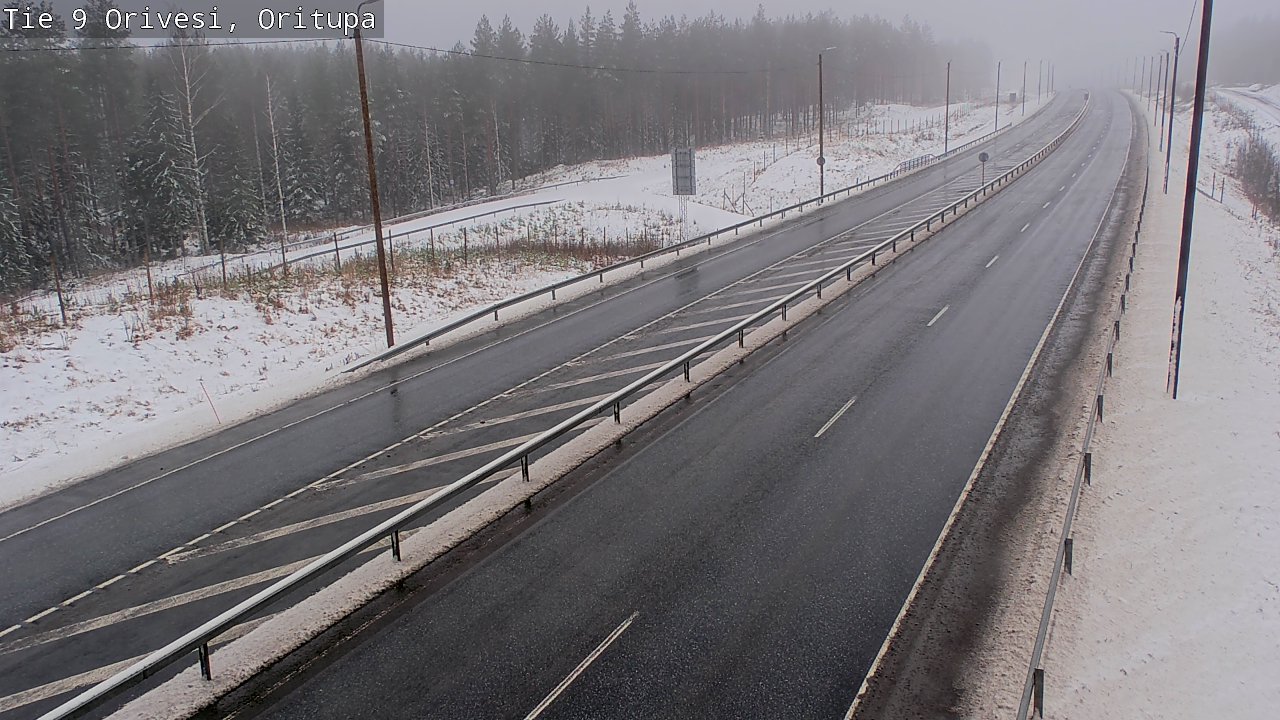 Weather Camera Image Väg 9 Orivesi, Oritupa, Orivesi, Pirkanmaa