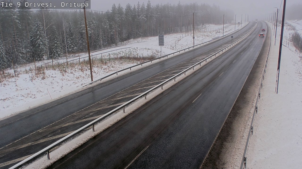 Weather Camera Image Väg 9 Orivesi, Oritupa, Orivesi, Pirkanmaa