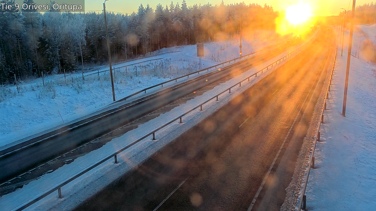 Weather Camera Image Road 9 Orivesi, Oritupa, Orivesi, Pirkanmaa