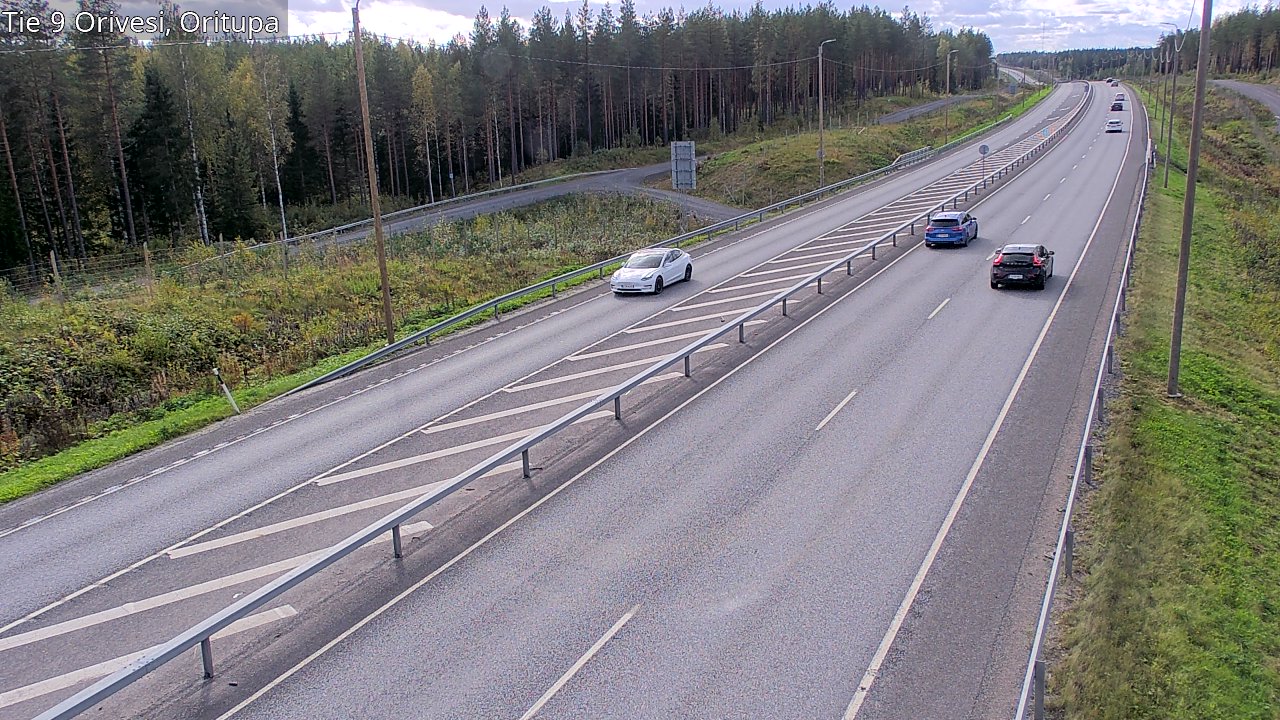 Weather Camera Image Road 9 Orivesi, Oritupa, Orivesi, Pirkanmaa