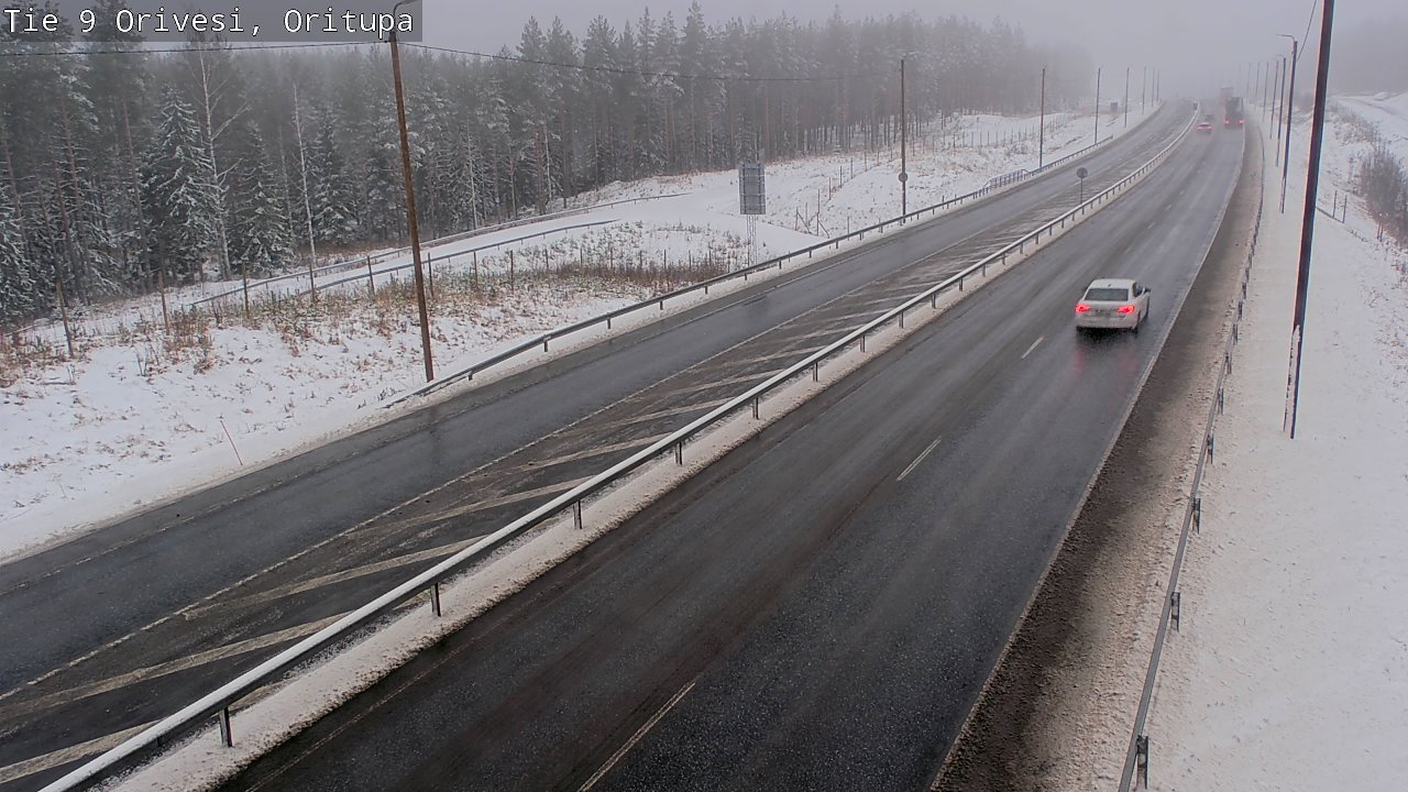 Weather Camera Image Väg 9 Orivesi, Oritupa, Orivesi, Pirkanmaa