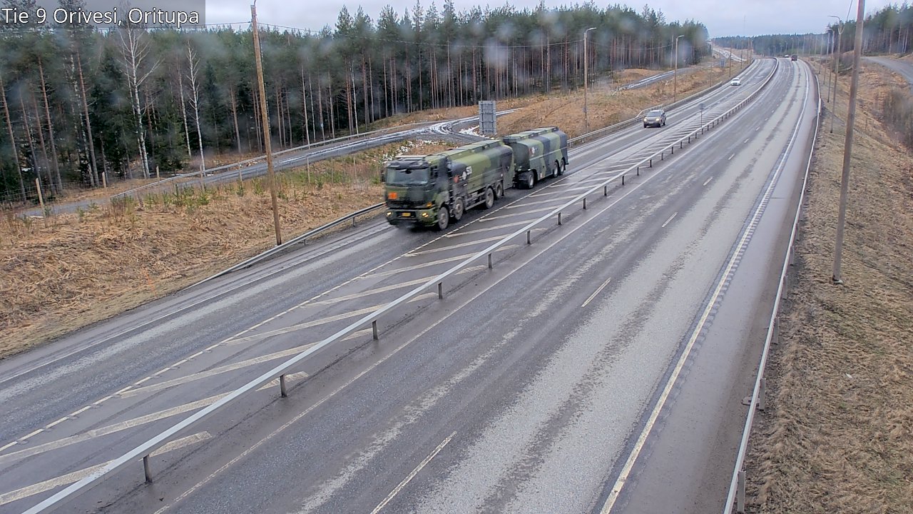 Weather Camera Image Road 9 Orivesi, Oritupa, Orivesi, Pirkanmaa