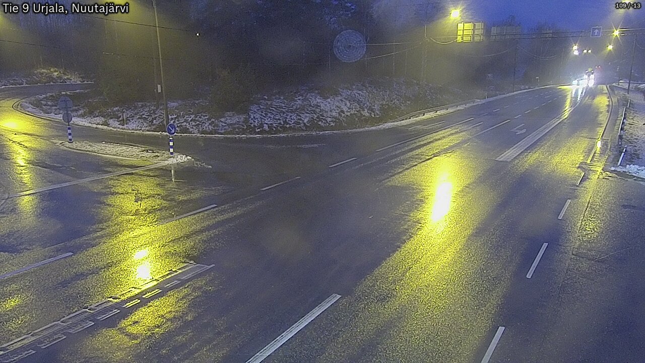 Weather Camera Image Väg 9 Urjala, Notsjö, Urjala, Pirkanmaa