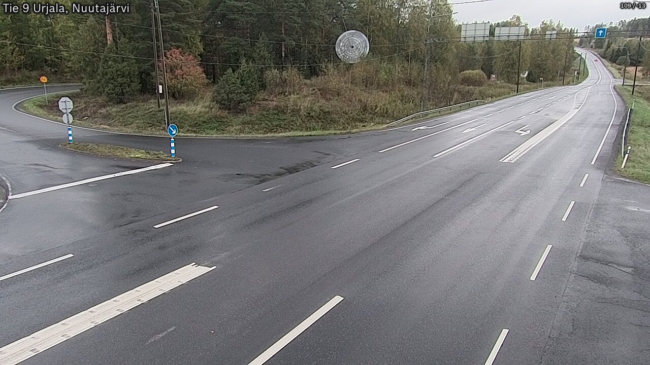 Kelikamerat Kuva Tie 9 Urjala, Nuutajärvi, Urjala, Pirkanmaa