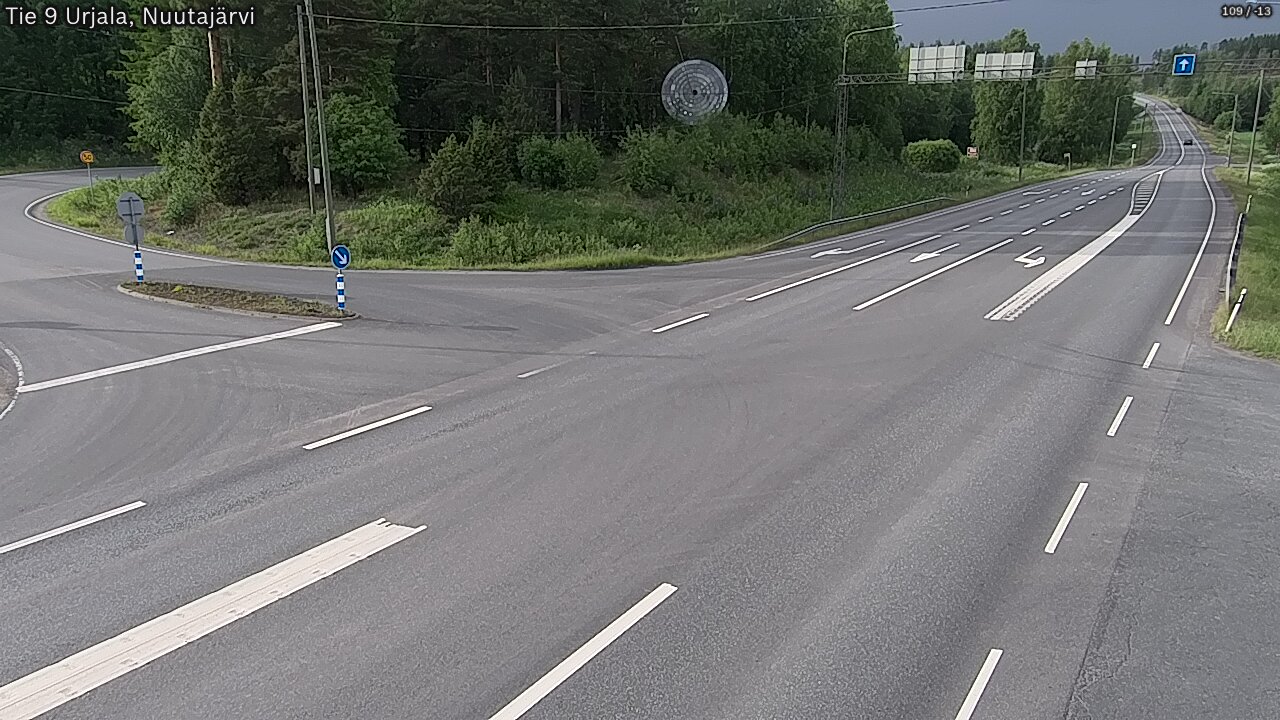 Kelikamerat Kuva Tie 9 Urjala, Nuutajärvi, Urjala, Pirkanmaa