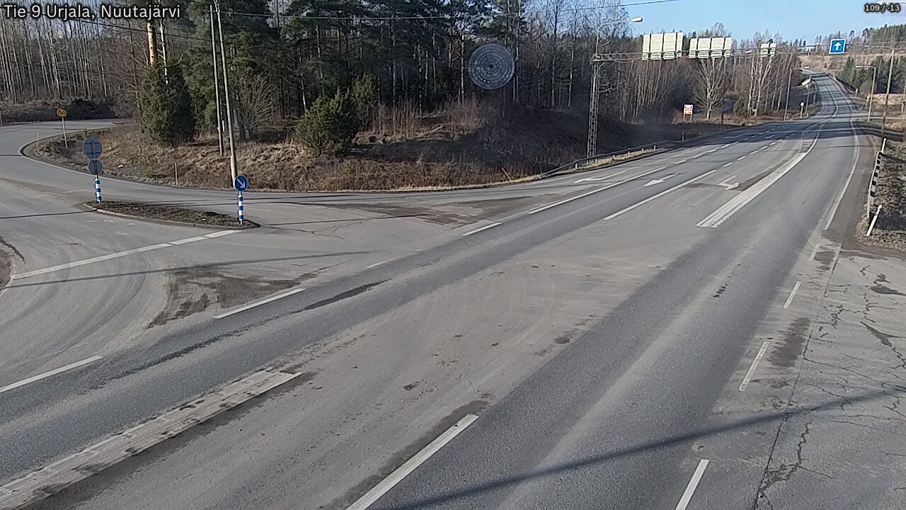 Weather Camera Image Road 9 Urjala, Nuutajärvi, Urjala, Pirkanmaa