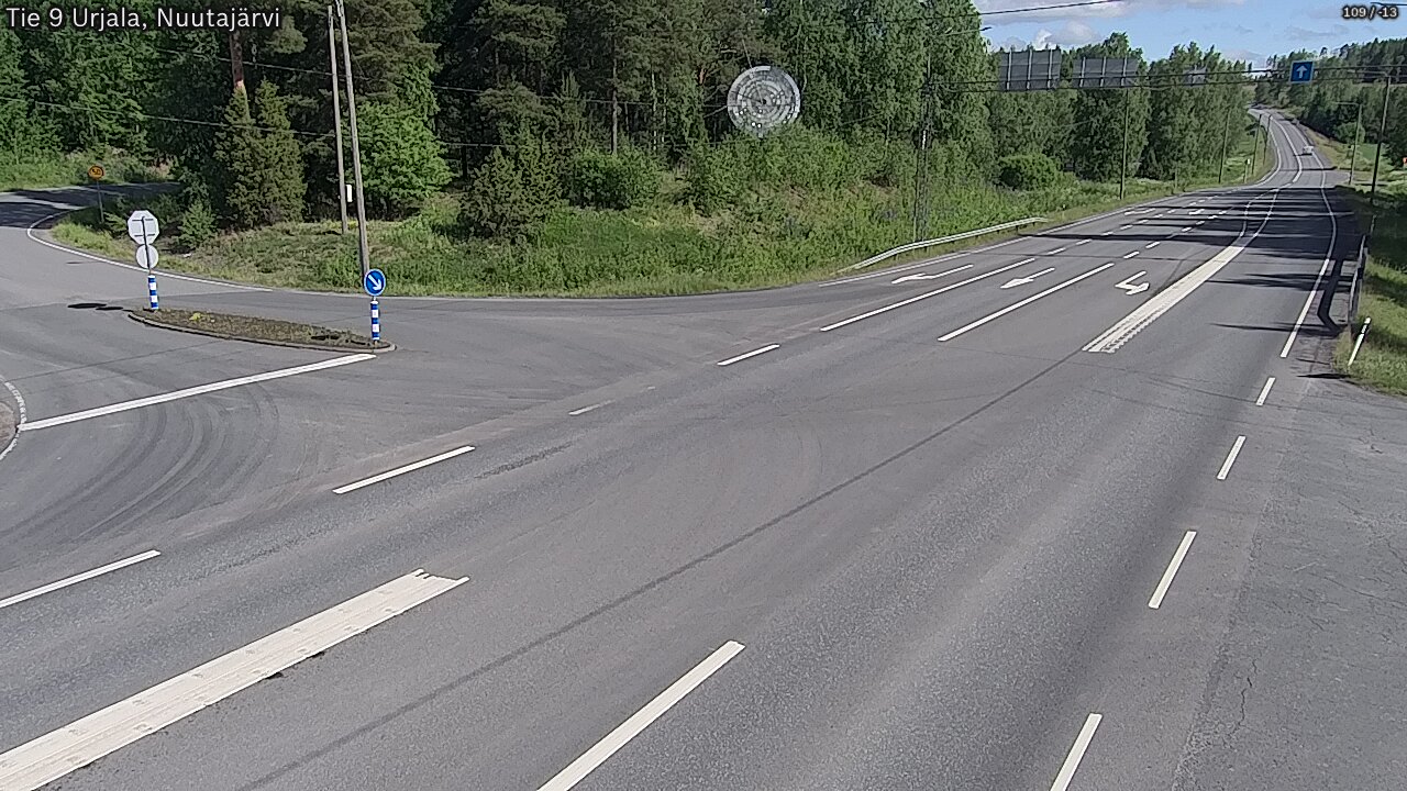Kelikamerat Kuva Tie 9 Urjala, Nuutajärvi, Urjala, Pirkanmaa