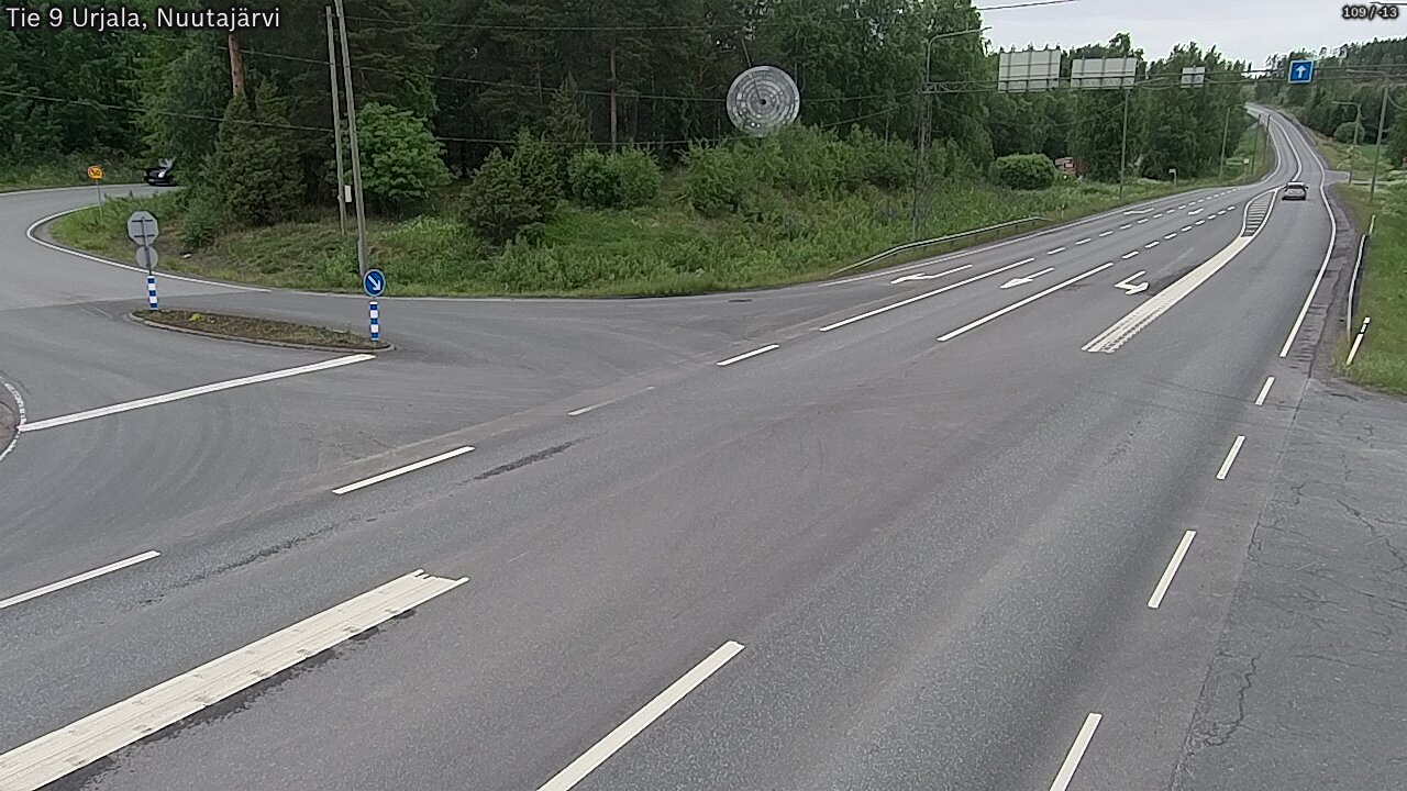 Kelikamerat Kuva Tie 9 Urjala, Nuutajärvi, Urjala, Pirkanmaa