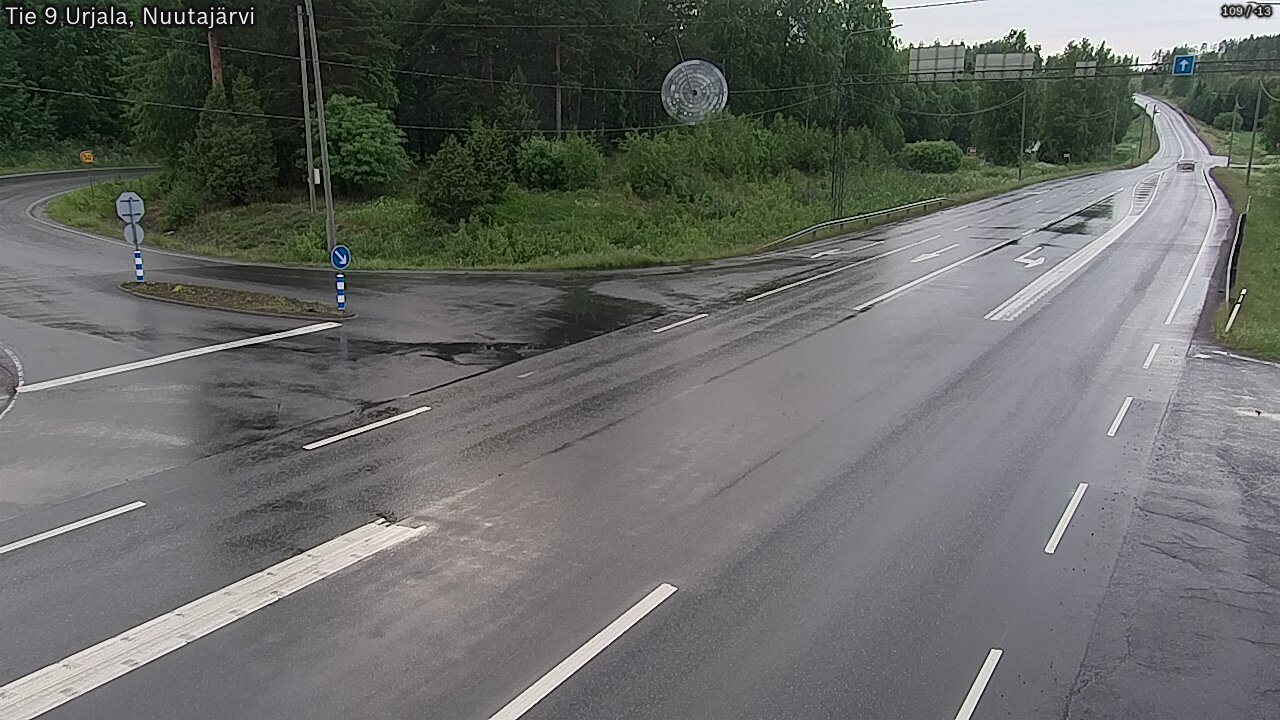 Kelikamerat Kuva Tie 9 Urjala, Nuutajärvi, Urjala, Pirkanmaa