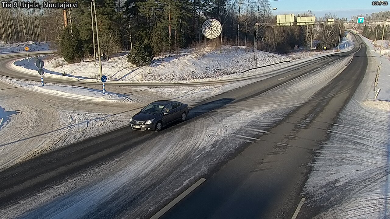 Kelikamerat Kuva Tie 9 Urjala, Nuutajärvi, Urjala, Pirkanmaa