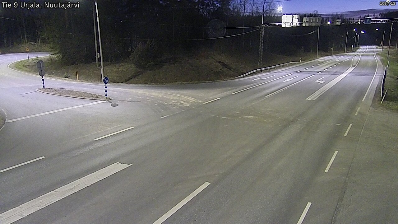 Weather Camera Image Road 9 Urjala, Nuutajärvi, Urjala, Pirkanmaa