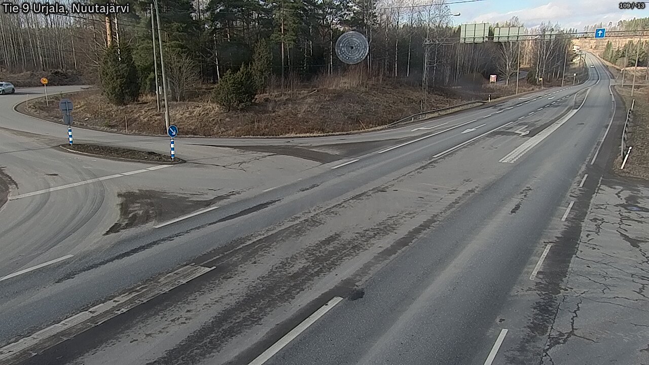 Weather Camera Image Road 9 Urjala, Nuutajärvi, Urjala, Pirkanmaa