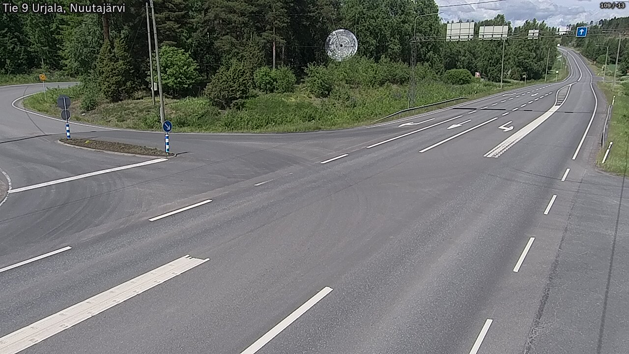Kelikamerat Kuva Tie 9 Urjala, Nuutajärvi, Urjala, Pirkanmaa