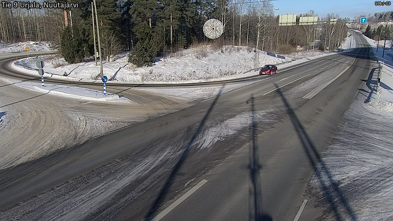 Weather Camera Image Road 9 Urjala, Nuutajärvi, Urjala, Pirkanmaa