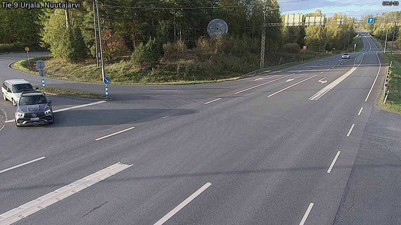 Weather Camera Image Väg 9 Urjala, Notsjö, Urjala, Pirkanmaa