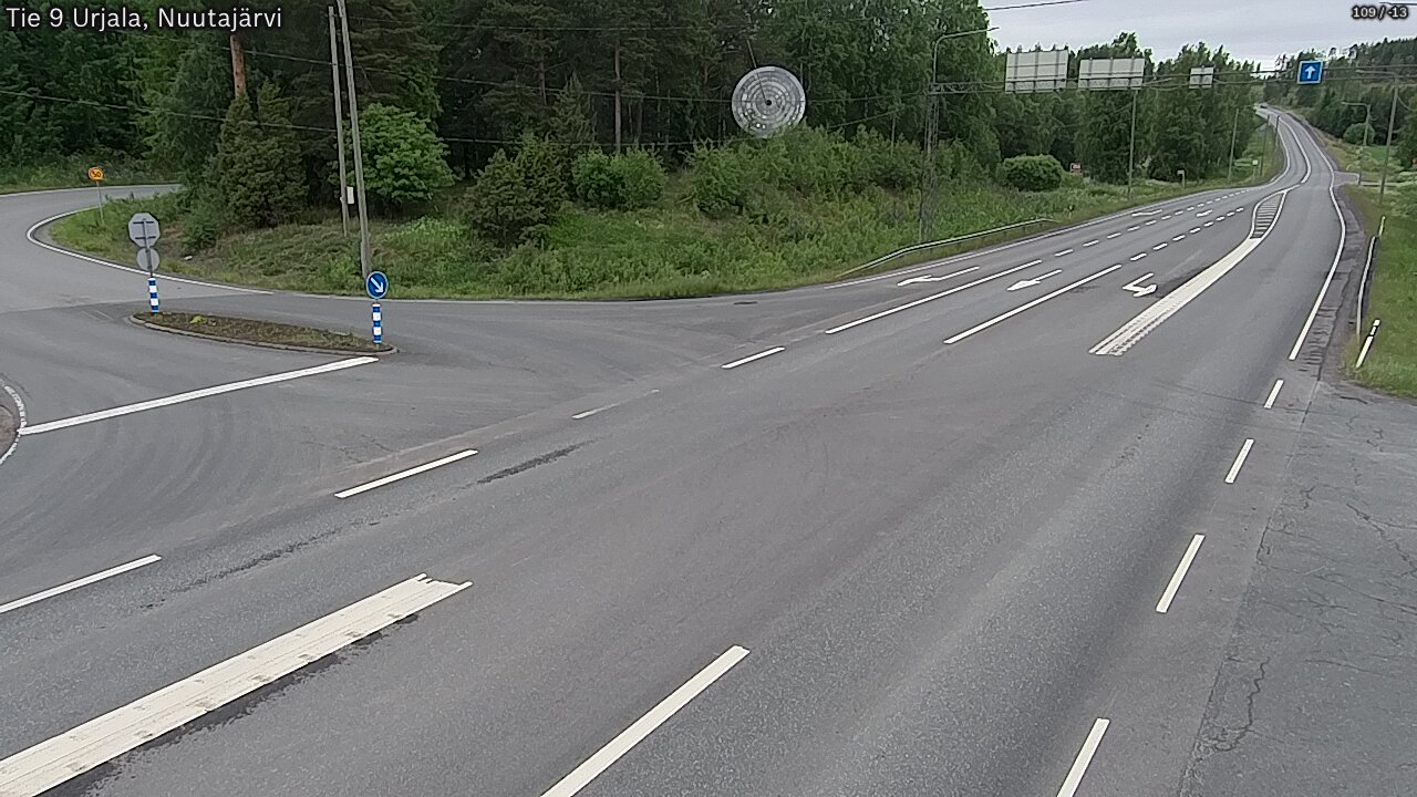 Kelikamerat Kuva Tie 9 Urjala, Nuutajärvi, Urjala, Pirkanmaa