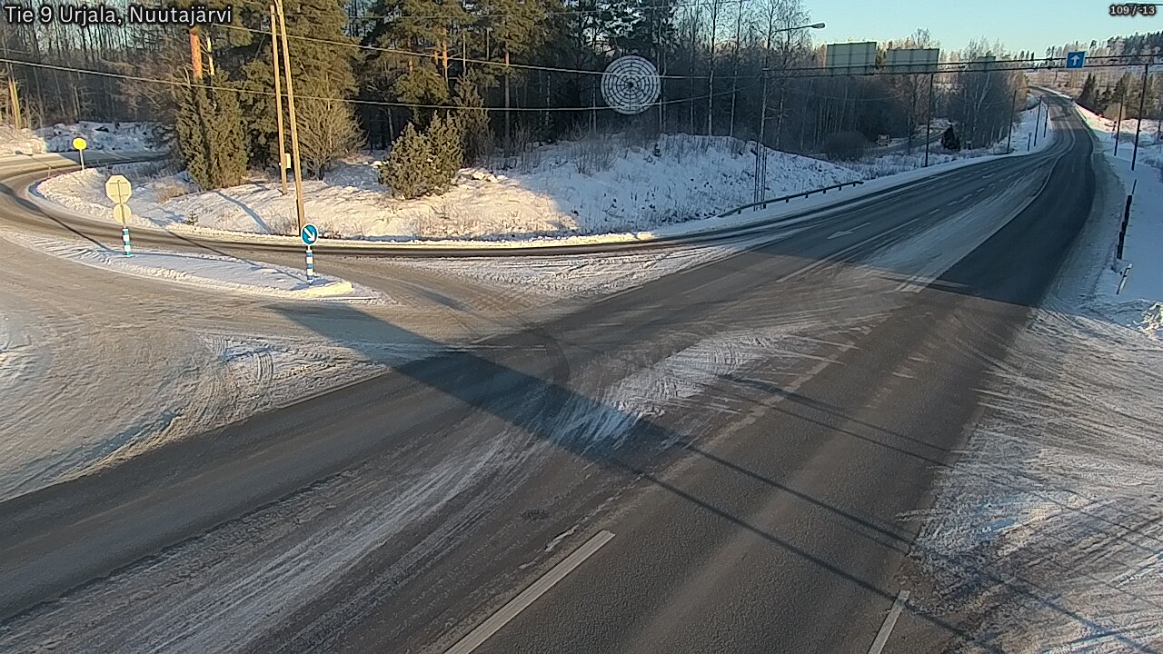 Weather Camera Image Väg 9 Urjala, Notsjö, Urjala, Pirkanmaa