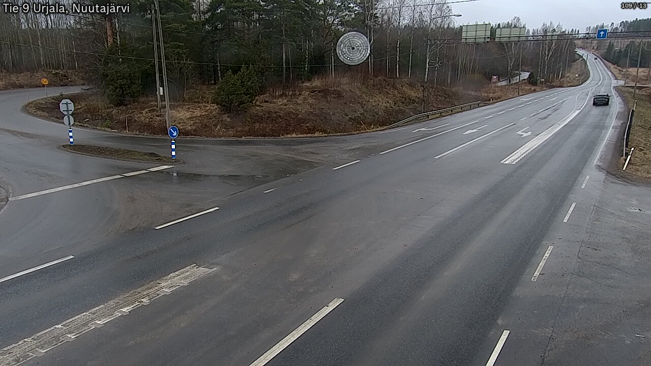 Kelikamerat Kuva Tie 9 Urjala, Nuutajärvi, Urjala, Pirkanmaa