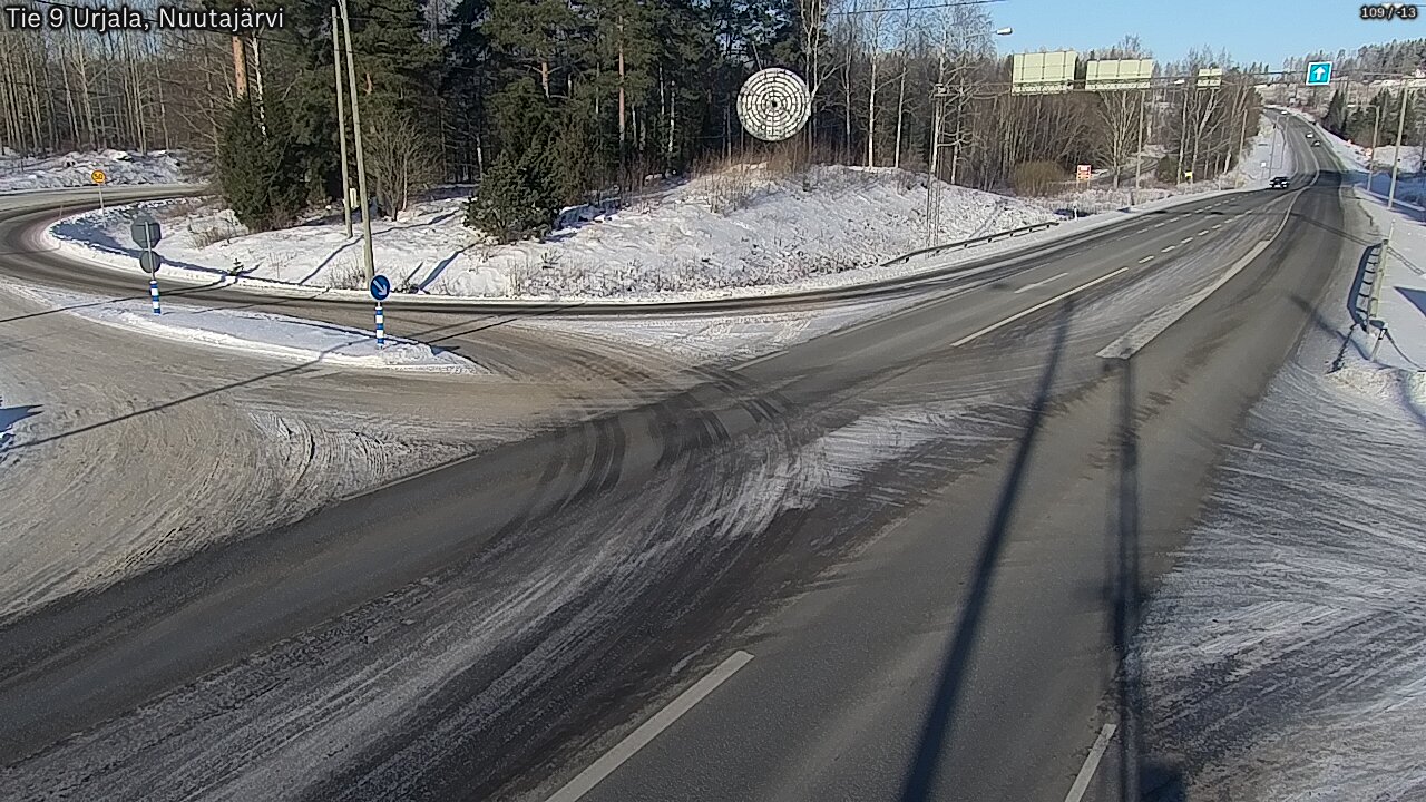 Weather Camera Image Road 9 Urjala, Nuutajärvi, Urjala, Pirkanmaa