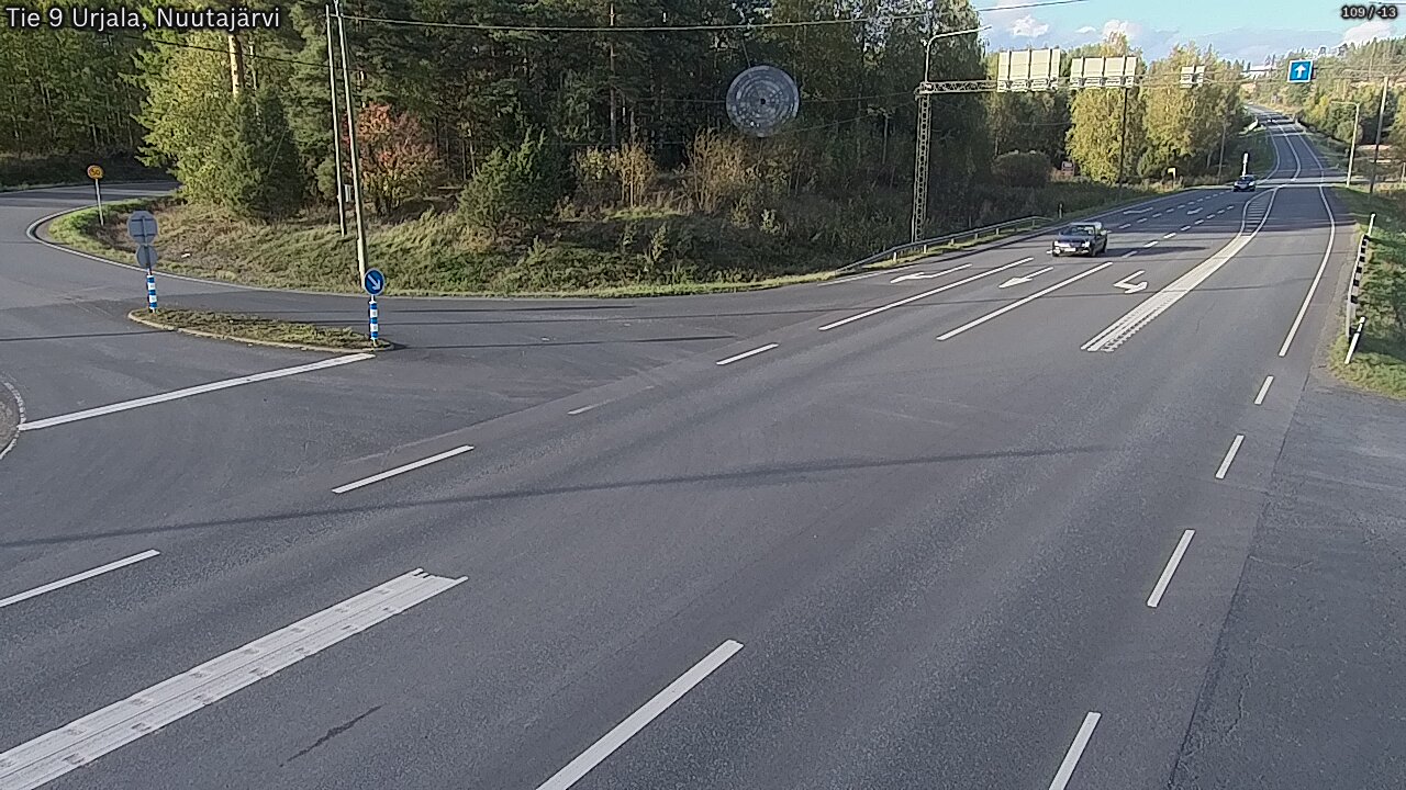 Weather Camera Image Väg 9 Urjala, Notsjö, Urjala, Pirkanmaa