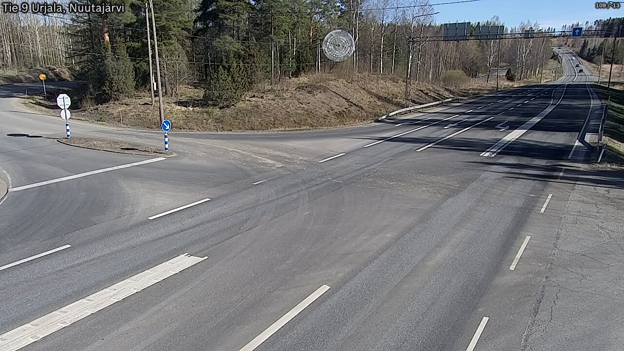Kelikamerat Kuva Tie 9 Urjala, Nuutajärvi, Urjala, Pirkanmaa