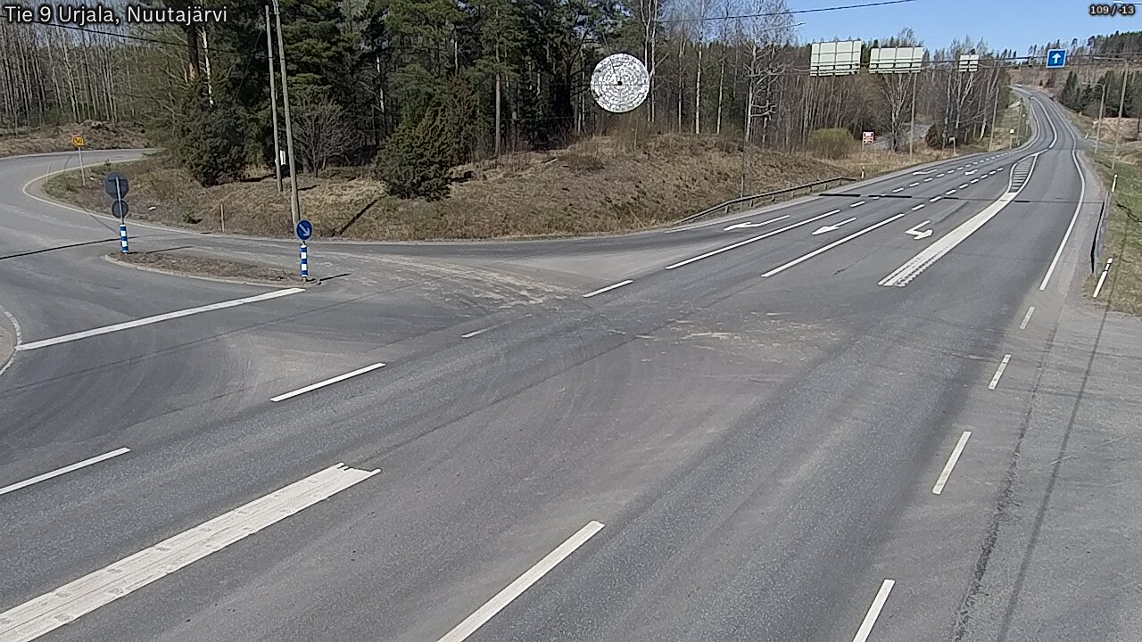 Kelikamerat Kuva Tie 9 Urjala, Nuutajärvi, Urjala, Pirkanmaa