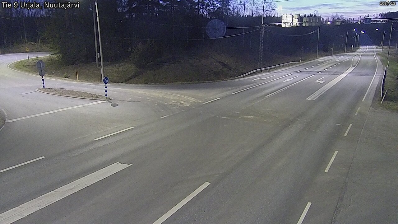 Weather Camera Image Road 9 Urjala, Nuutajärvi, Urjala, Pirkanmaa