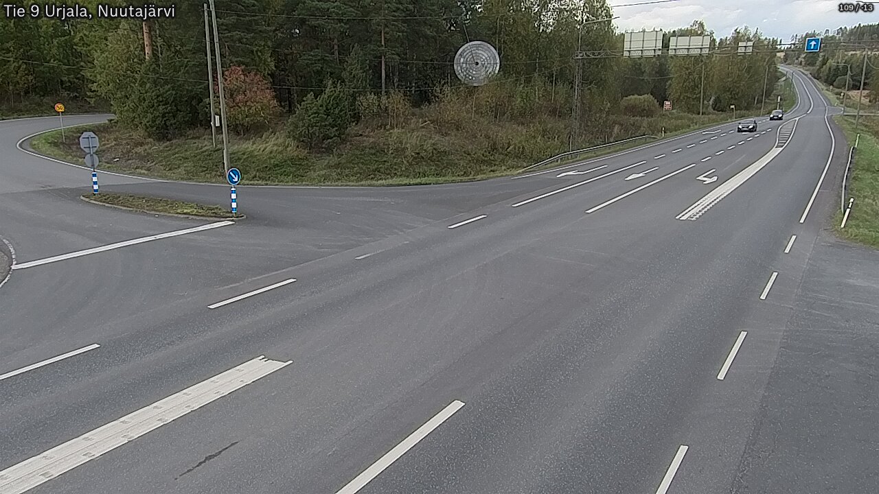 Weather Camera Image Väg 9 Urjala, Notsjö, Urjala, Pirkanmaa