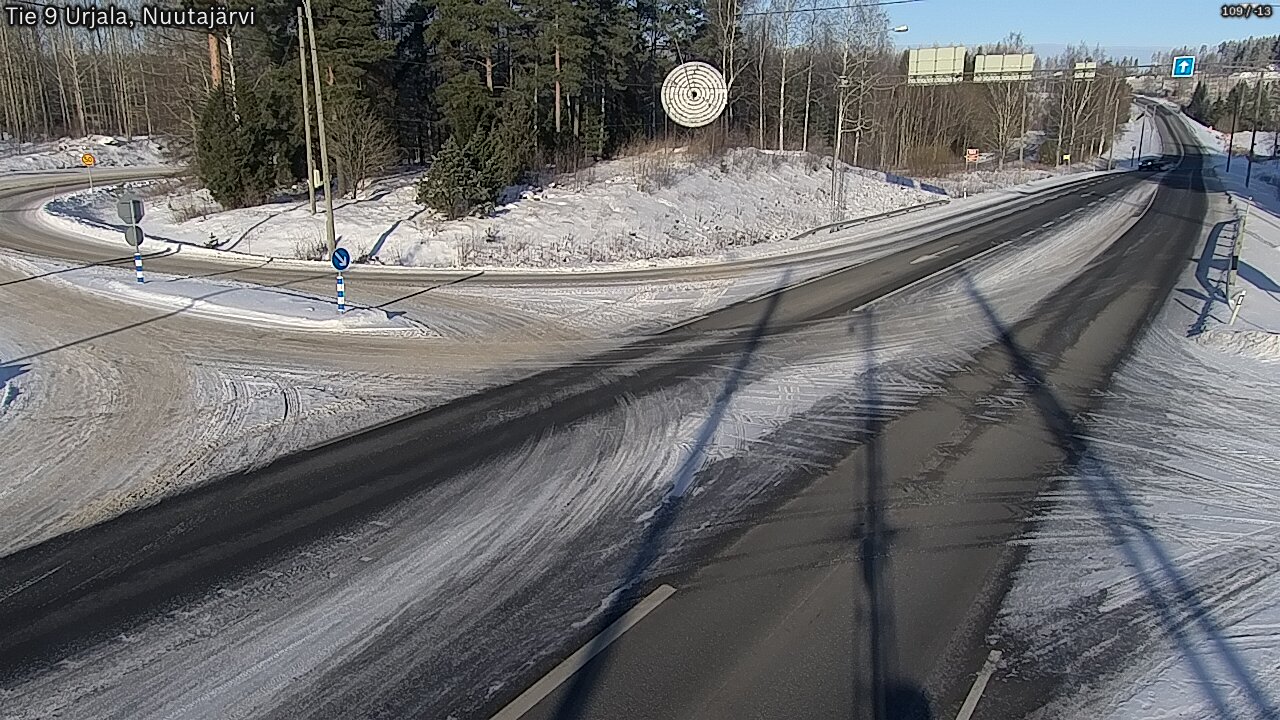 Kelikamerat Kuva Tie 9 Urjala, Nuutajärvi, Urjala, Pirkanmaa