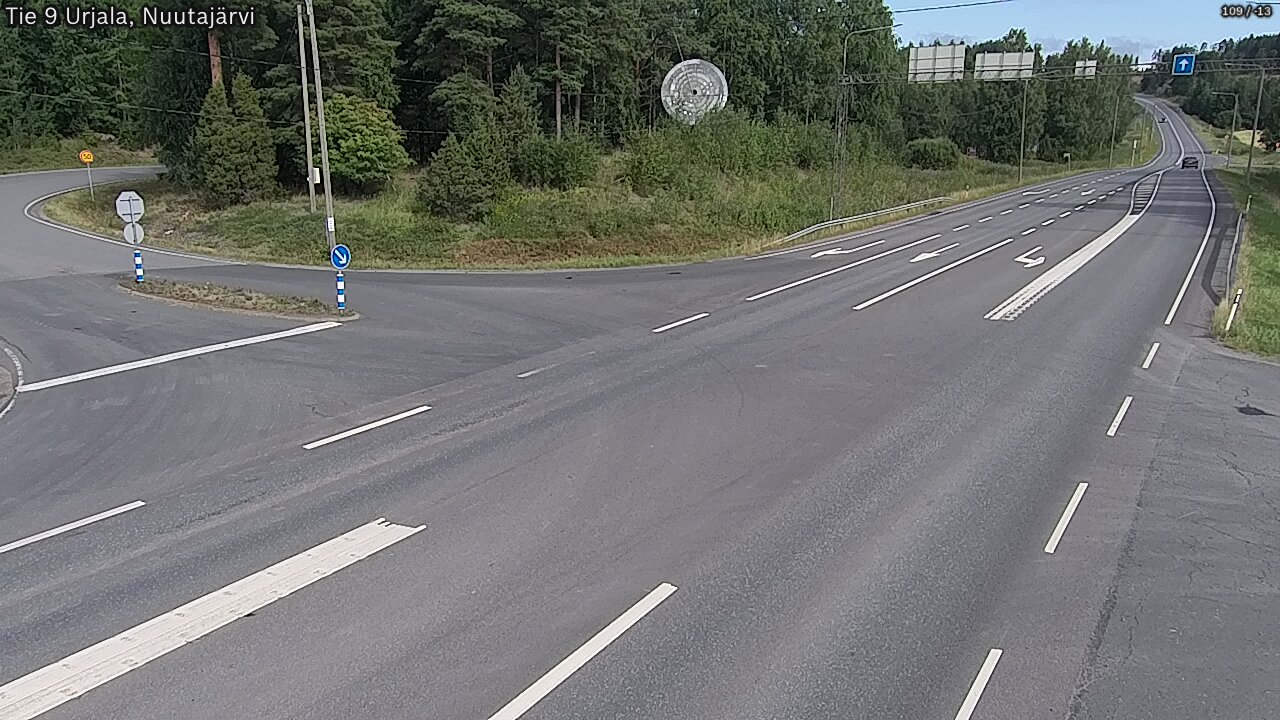 Kelikamerat Kuva Tie 9 Urjala, Nuutajärvi, Urjala, Pirkanmaa