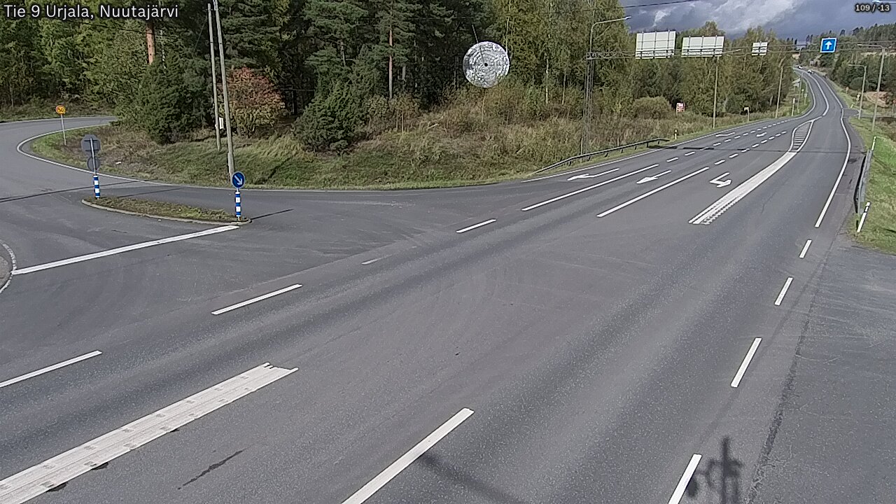 Weather Camera Image Väg 9 Urjala, Notsjö, Urjala, Pirkanmaa