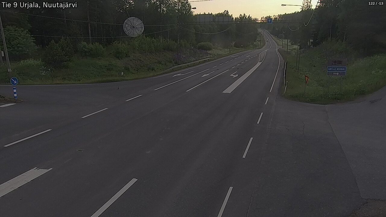 Weather Camera Image Road 9 Urjala, Nuutajärvi, Urjala, Pirkanmaa